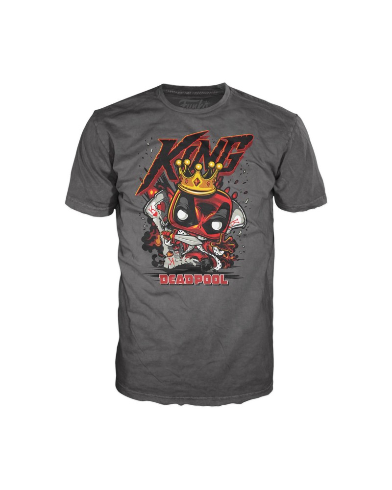 Funko Pop! Tee (Adult): Deadpool - King Deadpool T-Shirt (L)