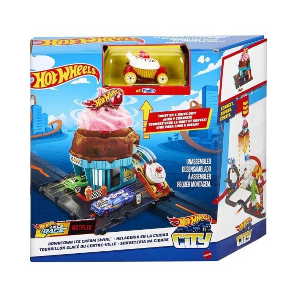 Mattel Hot Wheels City - Downtown Ice Cream Swirl (HTN77)