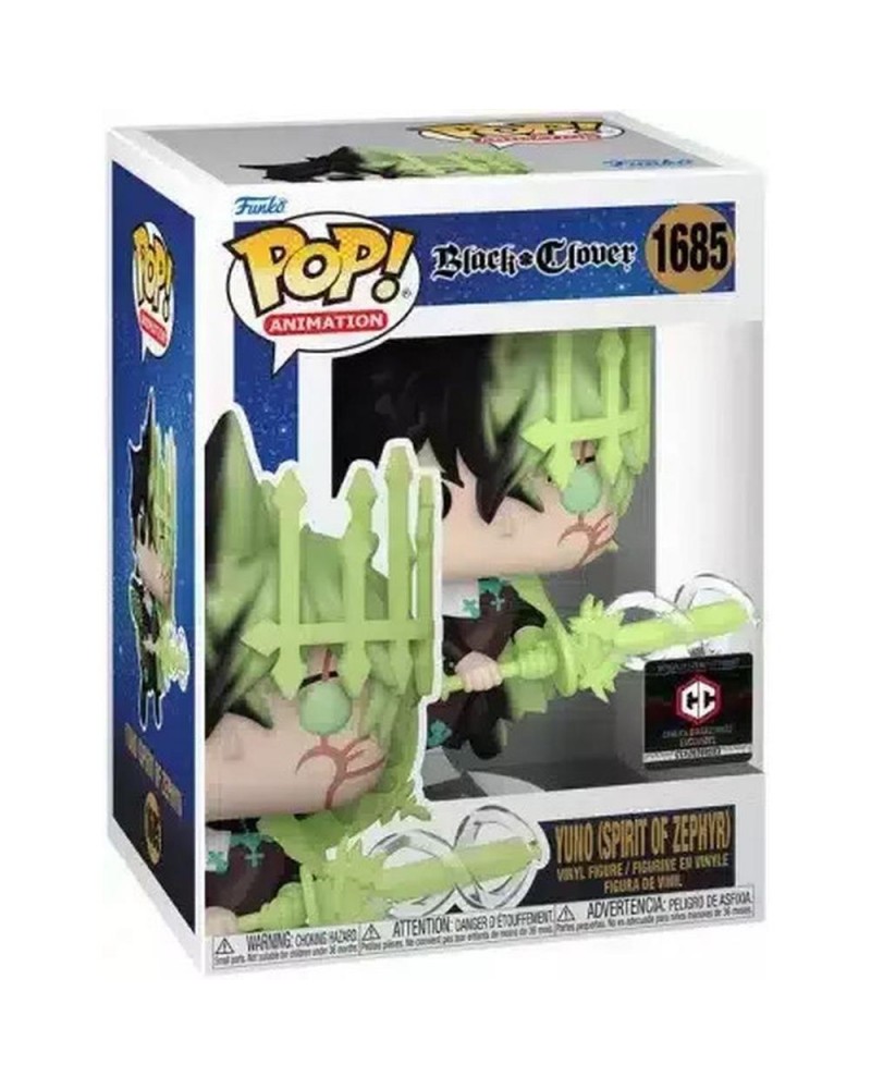 Funko Pop! Animation: Black Clover - Yuno (Spirit of Zephyr) (Special Edition) #1685 Vinyl Figure