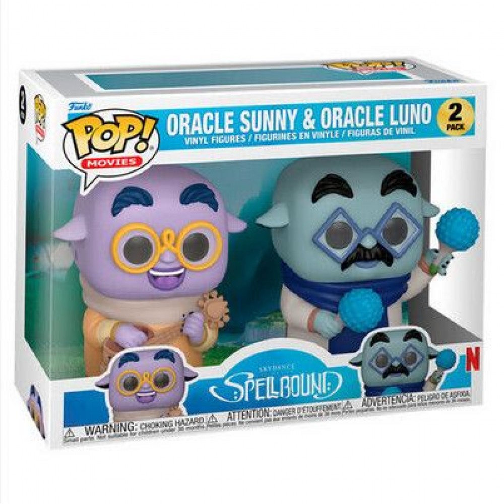 Funko Pop! 2-Pack Movies: Spellbound - Oracle Sunny  Oracle Luno Vinyl Figures