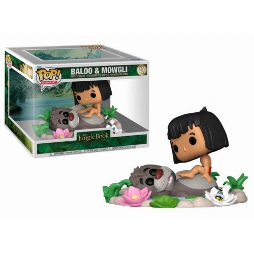 Funko Pop! Moments: The Jungle Book - Baloo  Mowgli​ #1490 Vinyl Figure