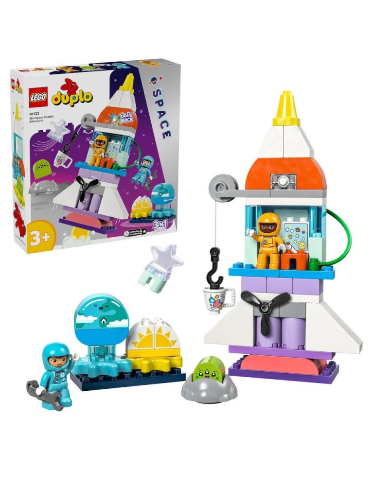 LEGO® DUPLO®: 3in1 Space Shuttle Adventure Toy (10422)