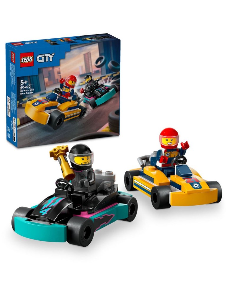 LEGO® City: Go-Karts and Race Drivers Toy Set (60400)