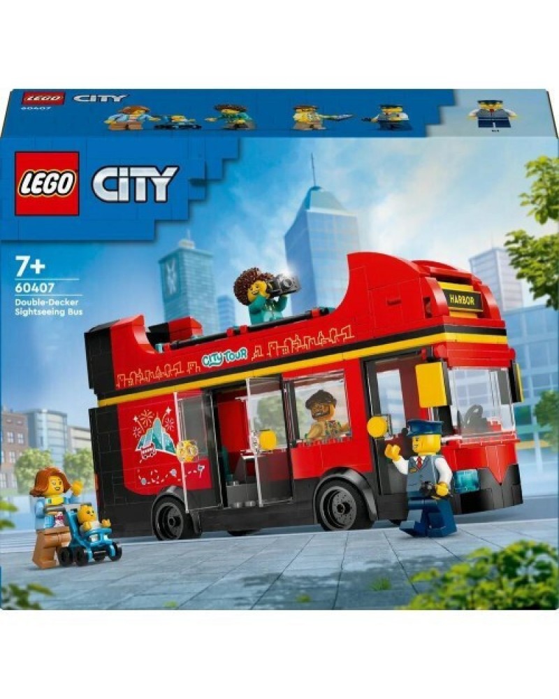 LEGO® City Great Vehicles: Red Double-Decker Sightseeing Bus (60407)