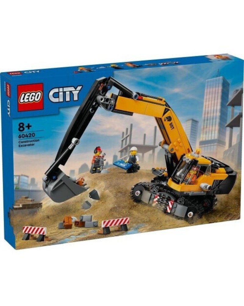LEGO® City Great Vehicles: Yellow Construction Excavator (60420)