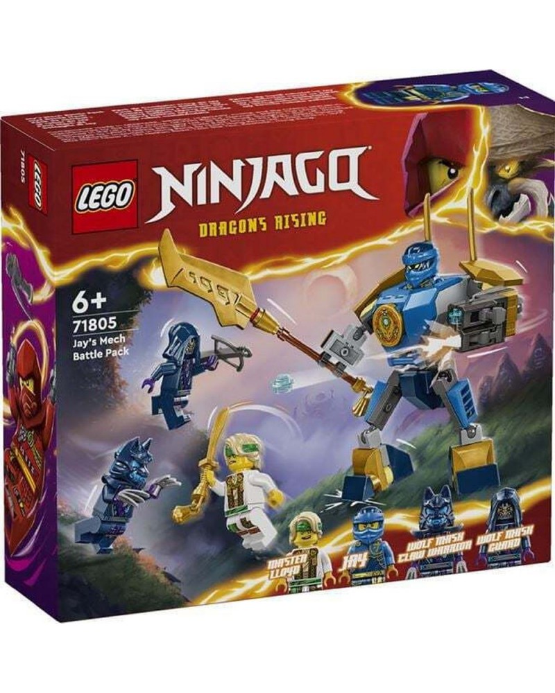 LEGO® NINJAGO®: Jay’s Mech Battle Pack Ninja Toy (71805)