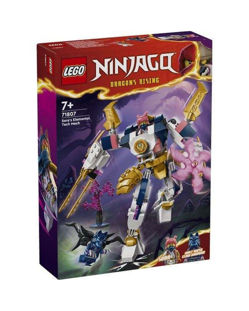 LEGO® NINJAGO®: Sora’s Elemental Tech Mech Toy (71807)