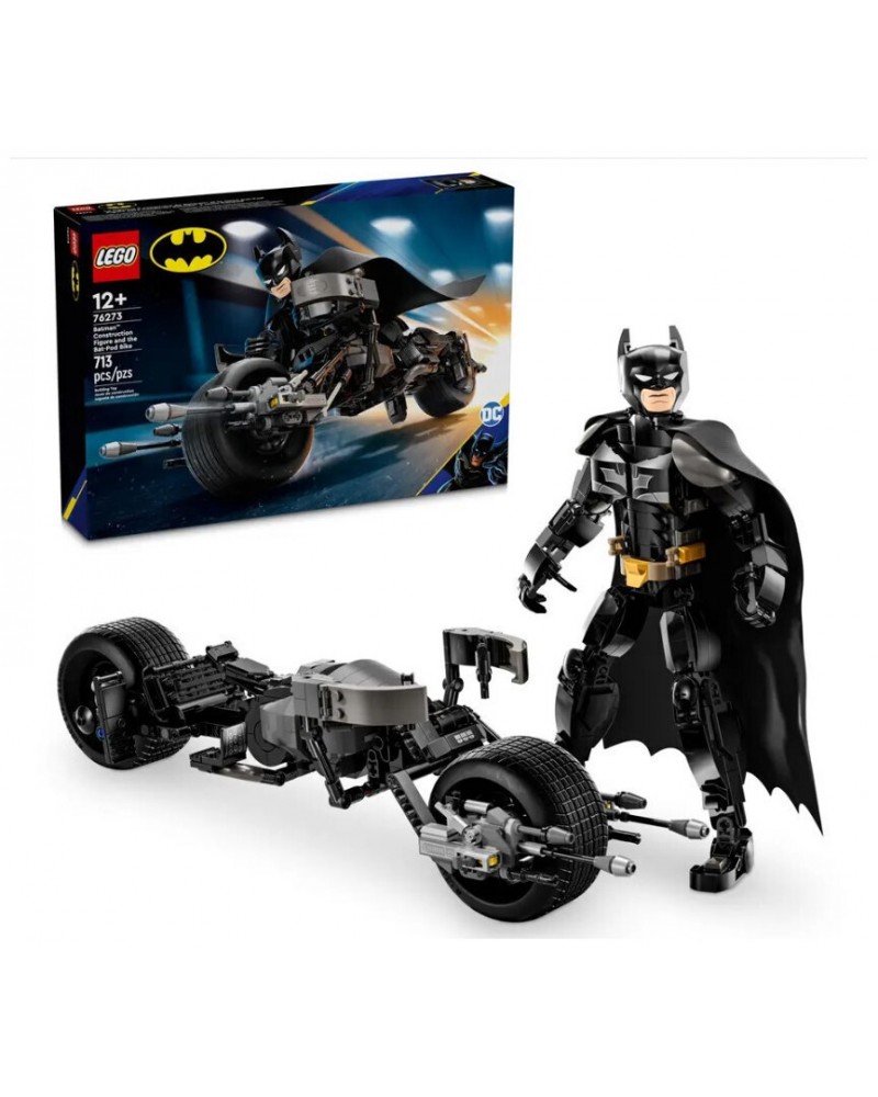 LEGO® DC Batman™: Batman Construction Figure  the Bat-Pod Bike (76273)