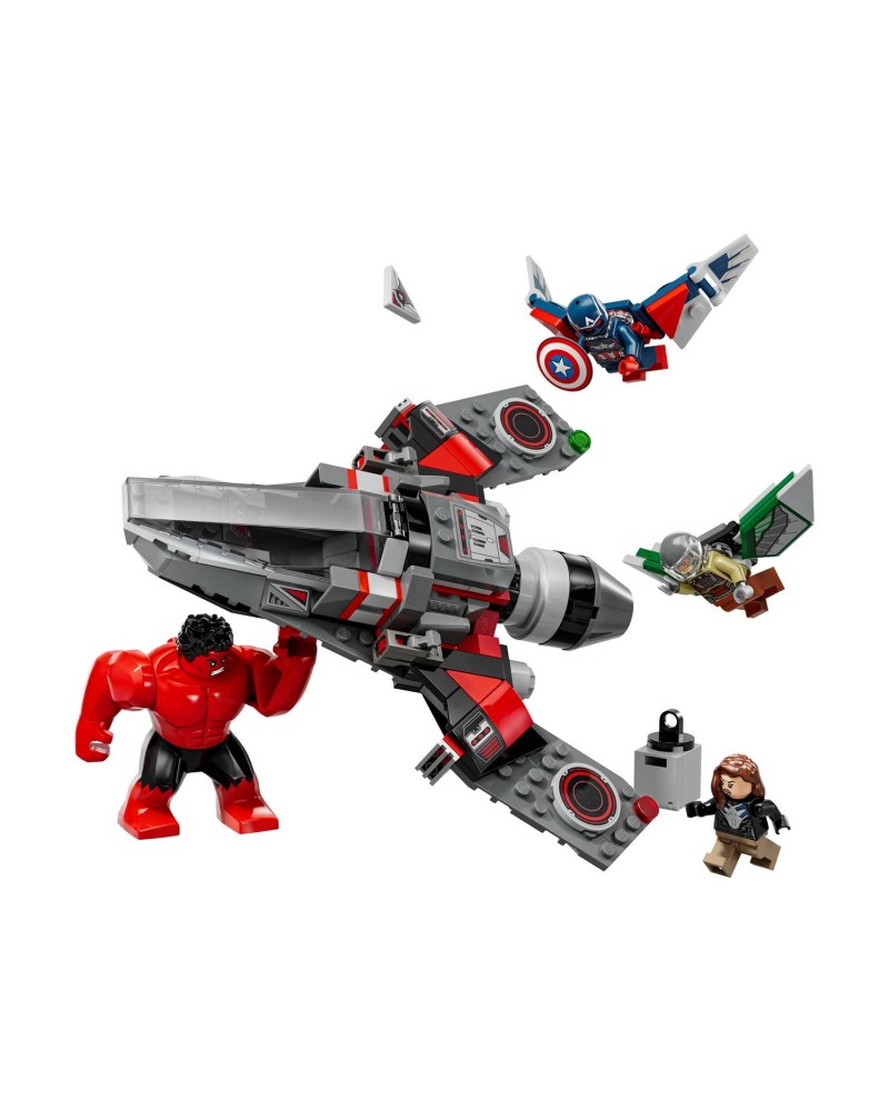 LEGO® Marvel: Captain America vs. Red Hulk Battle (76292)