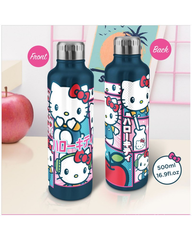 PALADONE: HELLO KITTY - METAL WATER BOTTLE (PP13290HK)
