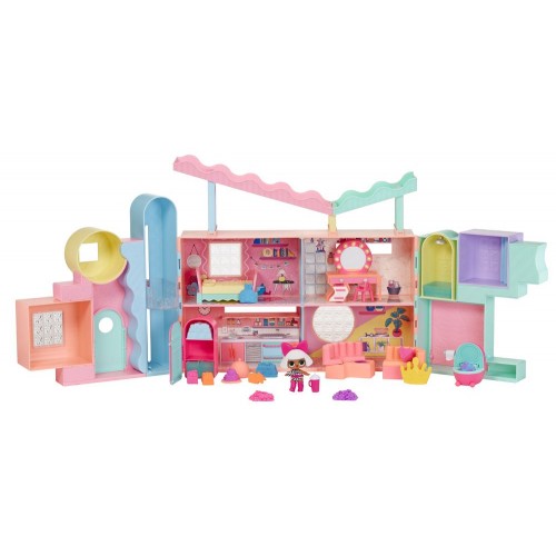 MGA L.O.L. Surprise: Squish Sand Magic House with Sister Tot (593218EUC)