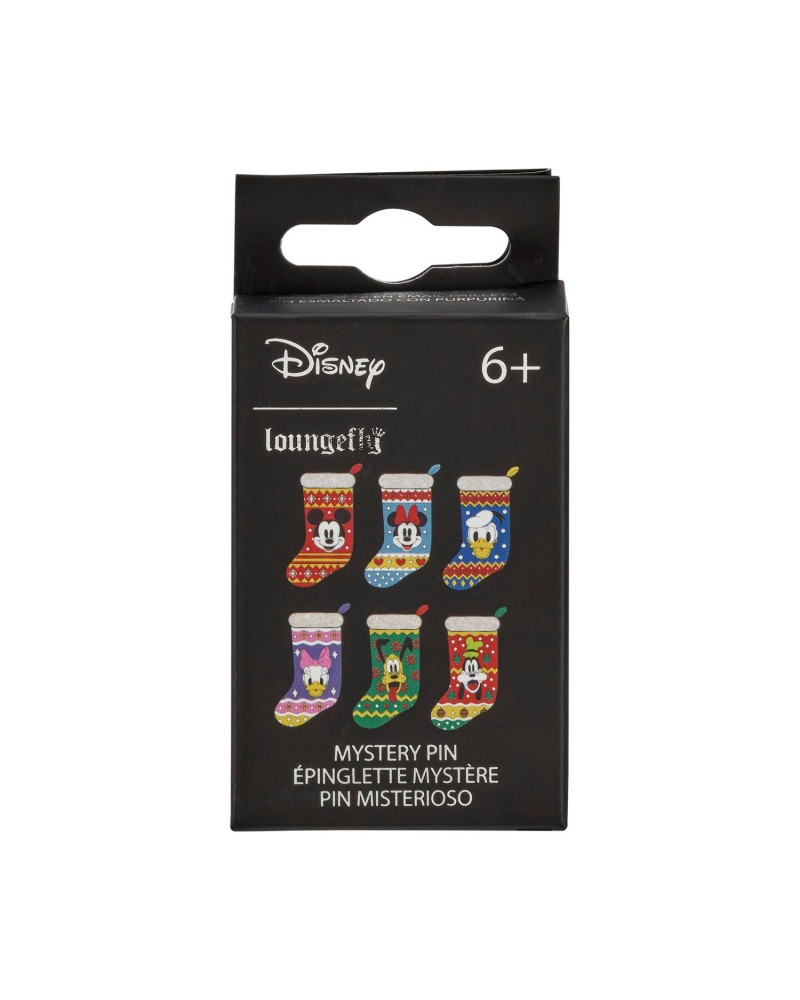 Funko Loungefly: Walt Disney - Mickey and Friends Xmas Stockings Blind Box Enamel Pins
