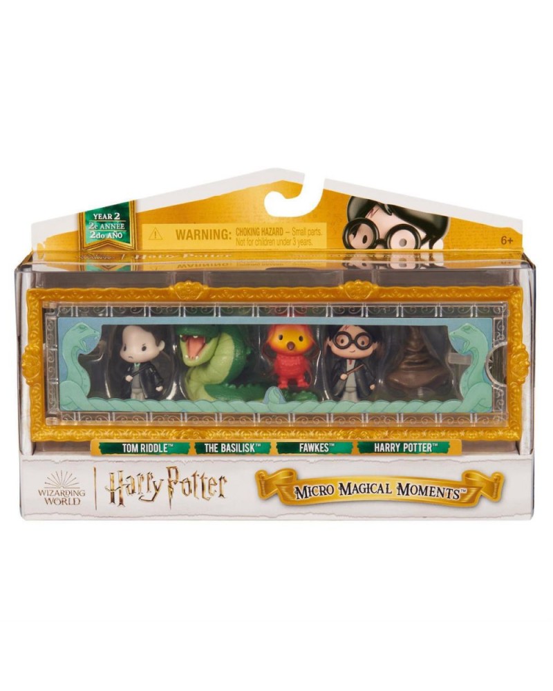 Spin Master Harry Potter: Micro Magical Moments - Tom Riddle/The Basilisk/Fawkes/Harry Potter Mini Figures 5Pack (6068622)