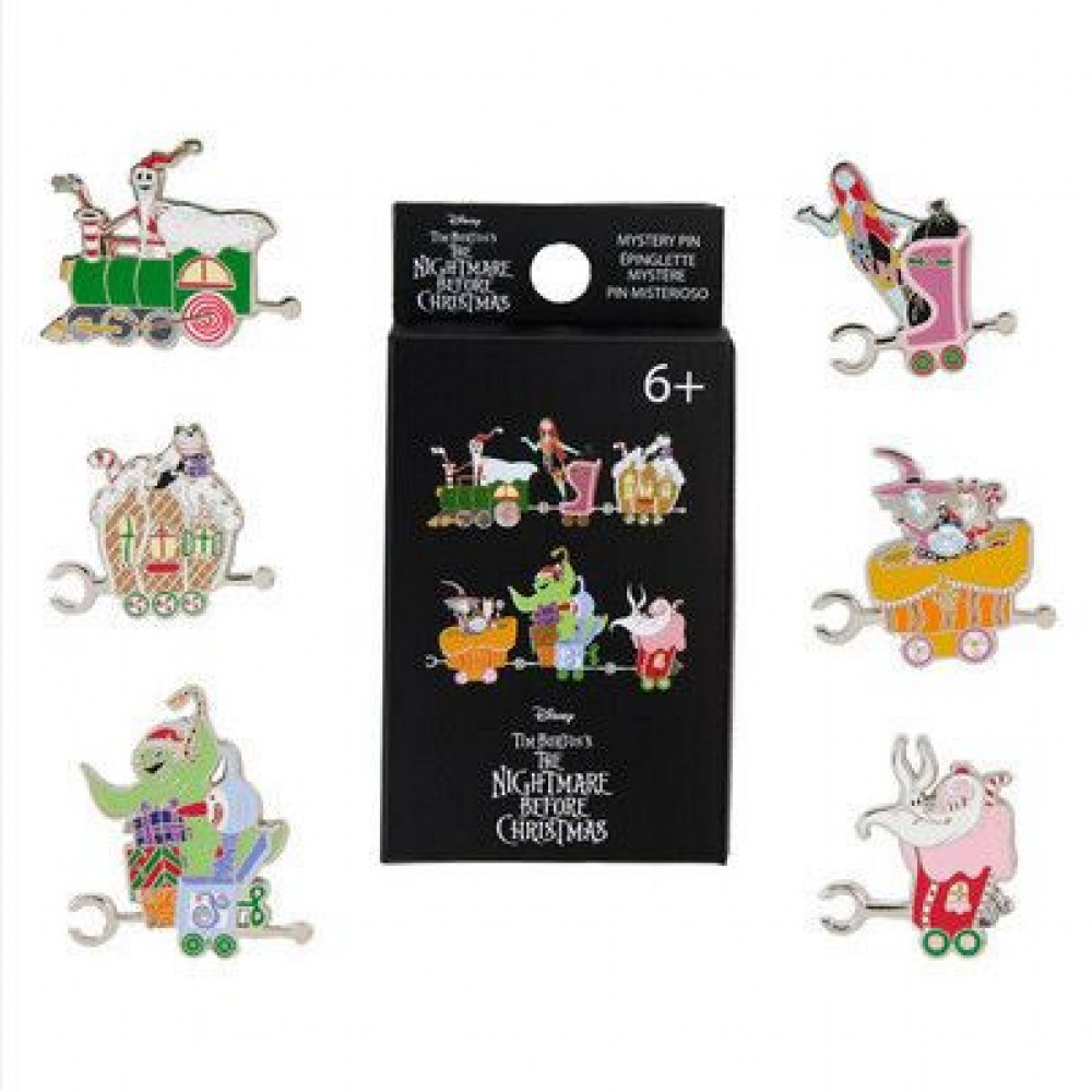 Loungefly Disney: The Nightmare Before Christmas - Christmas Town Train Mystery Box Pins (WDPN3638)