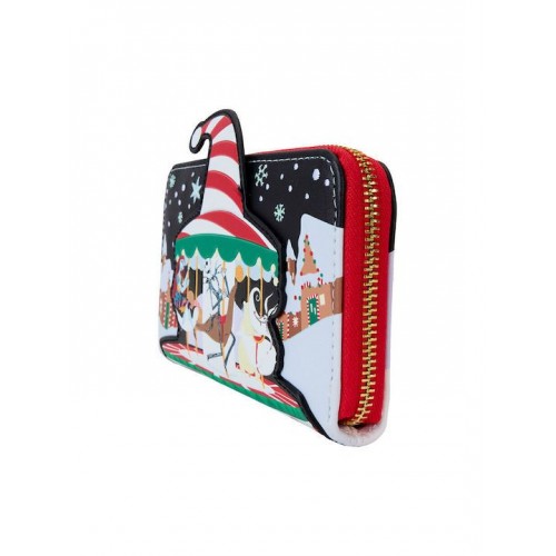 Loungefly Disney: The Nightmare Before Christmas - Journey To Christmas Town Zip Around Wallet (WDWA3159)