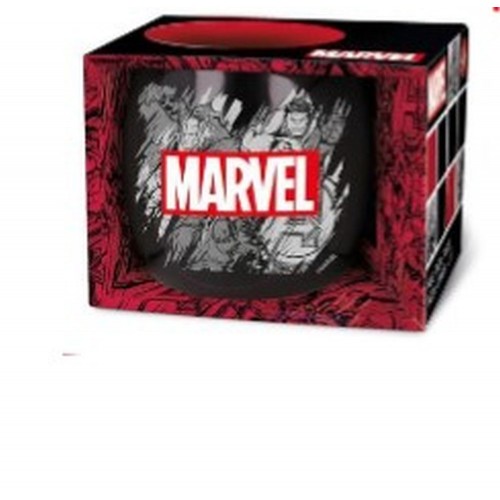 Stor: Marvel Pattern - Globe Mug In Gift Box (380ml) (75436)