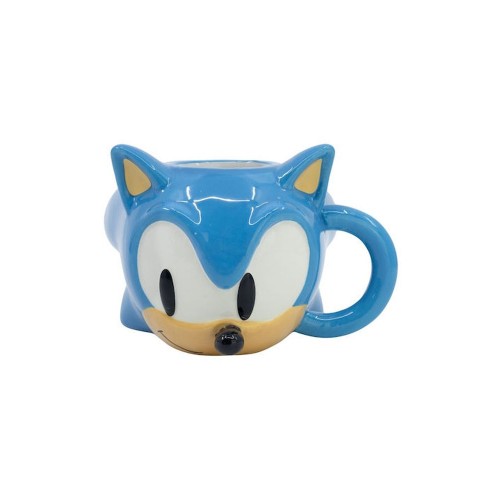 Stor: Sonic the Hedgehog - Head 3D Mug In Gift Box (350ml) (78896)
