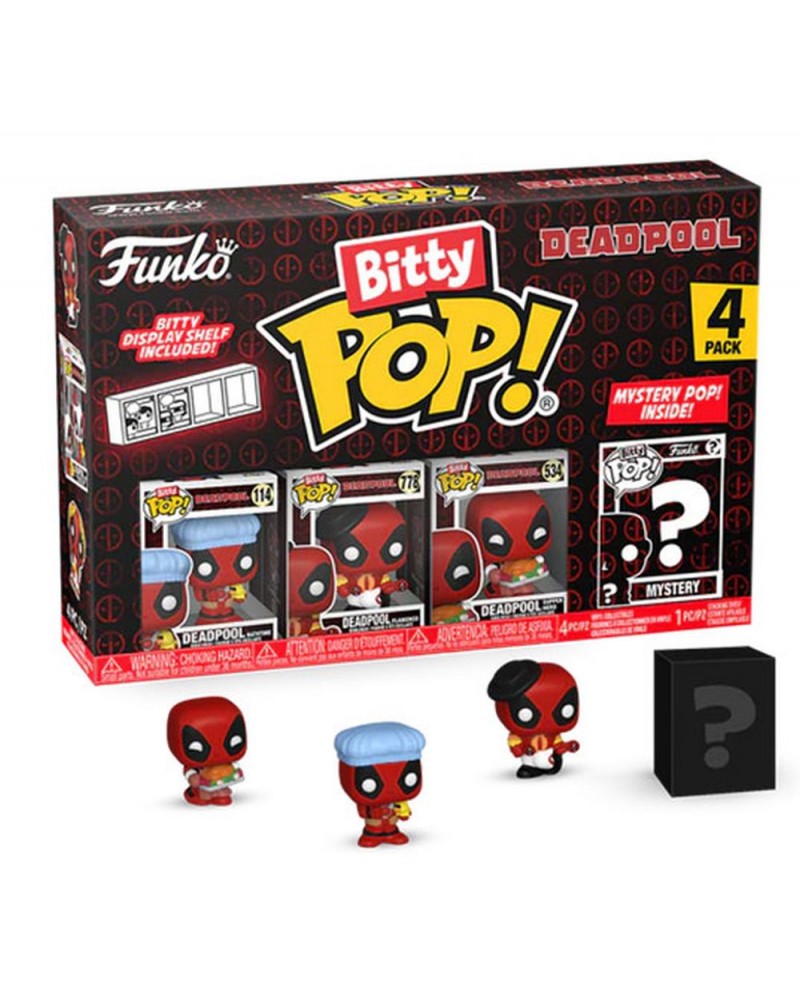 Funko Bitty Pop! 4-Pack: Deadpool - Bathtime Vinyl Figures