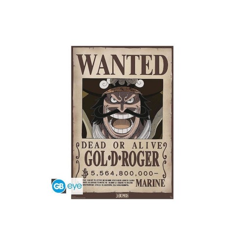 Abysse One Piece - Wanted Gol .D. Roger Maxi Poster (91.5x61cm) (GBYDCO595)