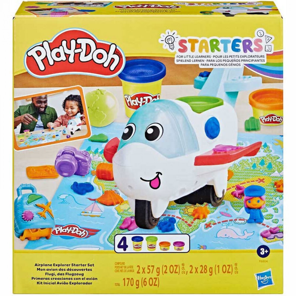 Hasbro Play-Doh: Starters - Airplane Explorer Starter Set (F8804)