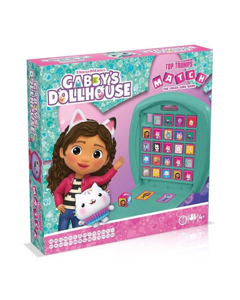 Winning Moves: Gabbys Dollhouse - Top Trumps Match Cube Game (WM04252-ML1) Winning Moves: Gabbys Dollhouse - Top Trumps Match Cube Game (WM04252-ML1)