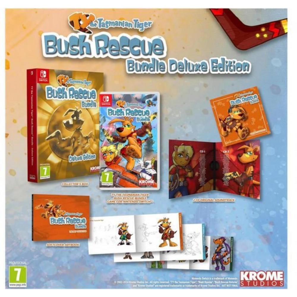 NSW Ty The Tasmanian Tiger HD: Bush Rescue HD Bundle - Deluxe Edition