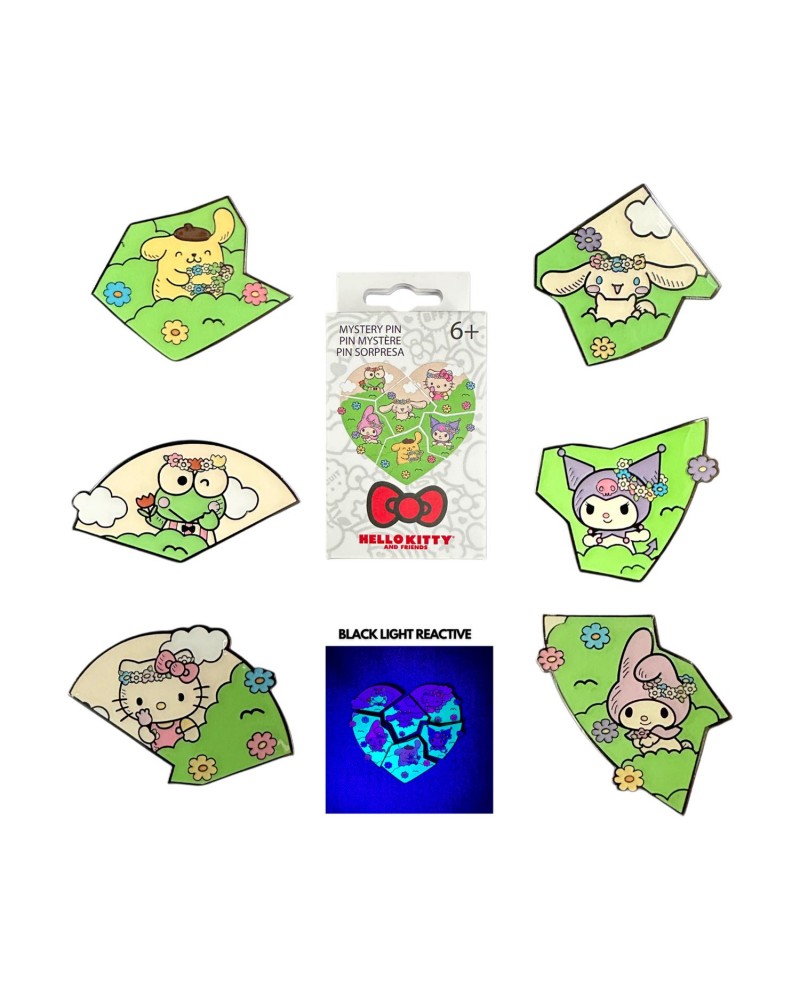 Funko Loungefly Blind Box Enamel Pins - Sanrio: Hello Kitty and Friends - Flower Crown Puzzle Mystery Pin (SANPN0261-EA)