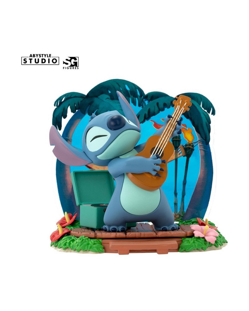 Abysse Disney: Stitch - Guitar Statue (10cm) (ABYFIG138)