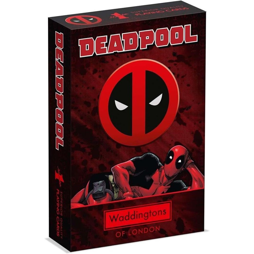 Winning Moves: Waddingtons No.1 - Deadpool Playing Cards (WM04686-EN1)