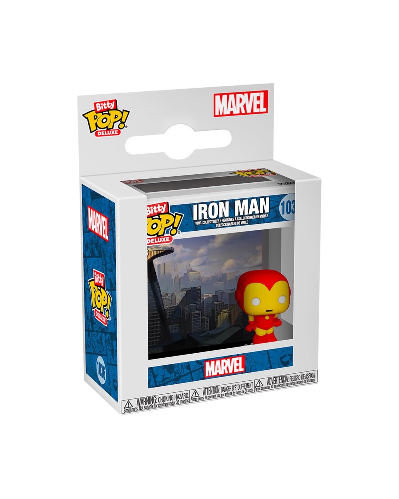 Funko Bitty Pop! Deluxe: Iron Man (AvengerTower) #1036 Vinyl Figure