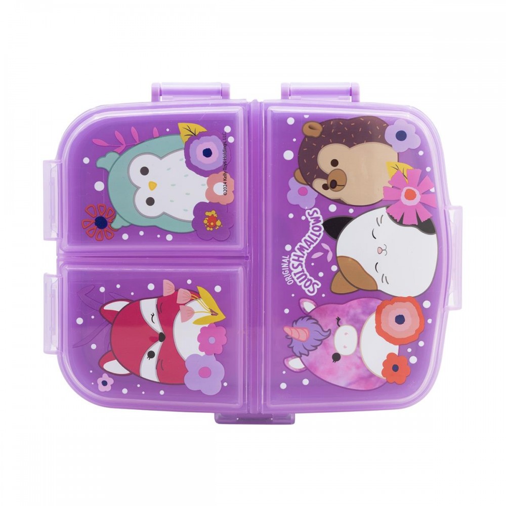 Stor: Squishmallows - Xl Multi Compartment Rectangular Sandwich Box (75899)