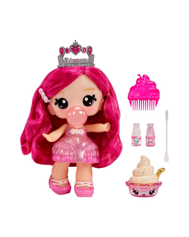 MGA Yummiland Large Doll + Lipgloss Pet- Bianca Bubblegum (120735)