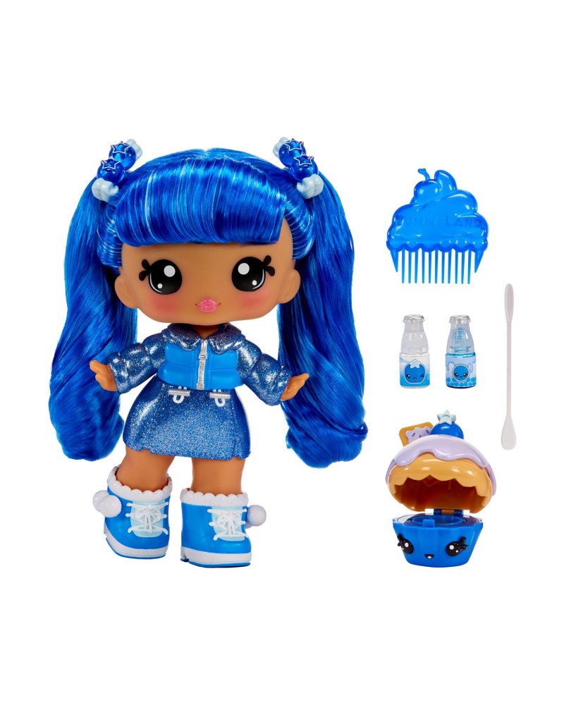 MGA Yummiland Large Doll + Lipgloss Pet- Rory Blueberry (120803)