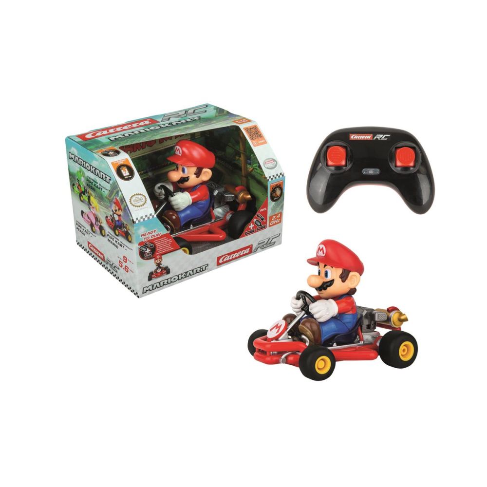 Carrera R/C CAR:2,4GHz Mario Kart™ Pipe Kart, Mario (370200989P)