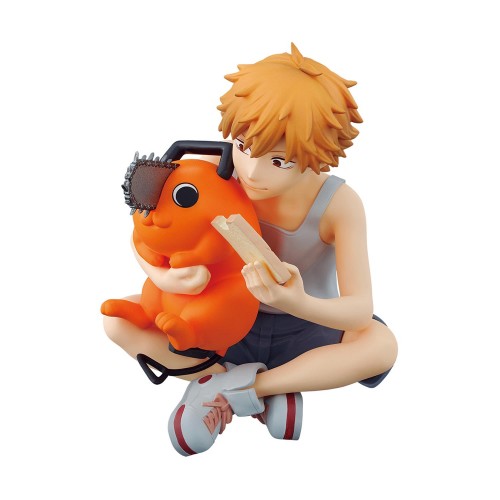 Banpresto Chainsaw Man: Break Time Collection - Denji &amp; Pochita Statue (7cm) (89929)