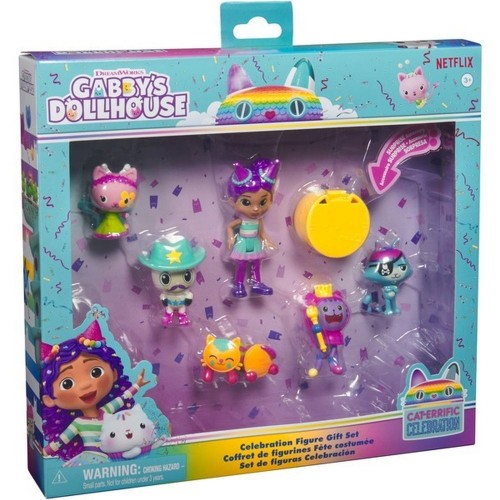 Spin Master Gabbys Dollhouse: Cat-Errific Celebration - Celebration Figure Gift Set (6069603)