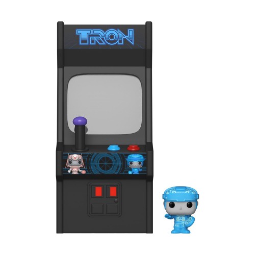 Funko Bitty Pop! Arcade Disney: Tron - Tron Display Case &amp; Vinyl Figure