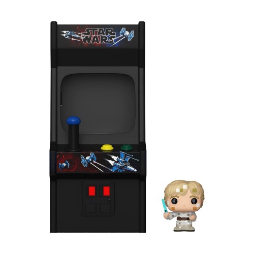 Funko Bitty Pop! Arcade Disney: Star Wars - Luke Display Case &amp; Vinyl Figure