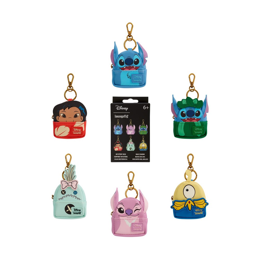 Loungefly Disney: Stitch Mini Backpack Mystery Bag Charms - Ea (WDBC0019-EA)