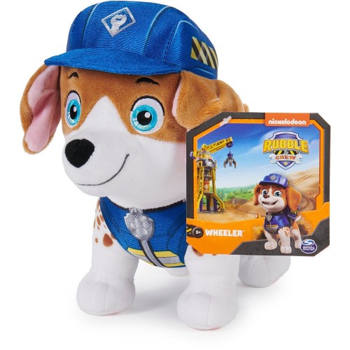 Spin Master Paw Patrol: Rubble  Crew - Wheeler Plush (20147385)