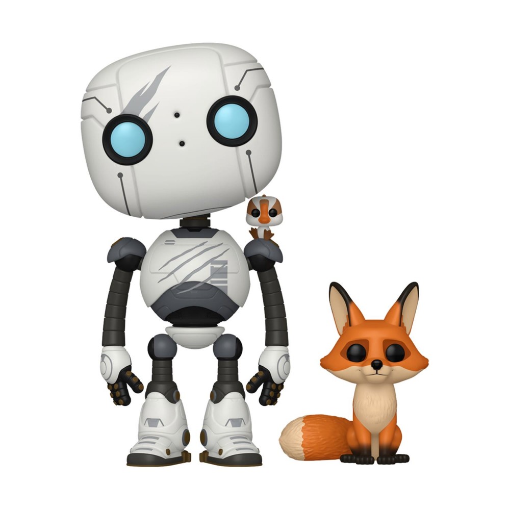 Funko Pop! &amp; Buddy: Wild Robot - Roz with Brightbill &amp; Fink Vinyl Figures