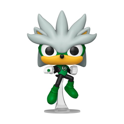 Funko Pop! Heroes: Justice League &amp; Sonic - Silver (GL) #Vinyl Figure