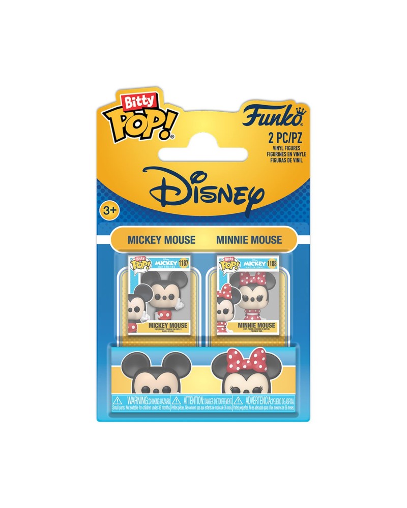 Funko Bitty Pop! 2-pack: Disney - Mickey &amp; Minnie Vinyl Figures