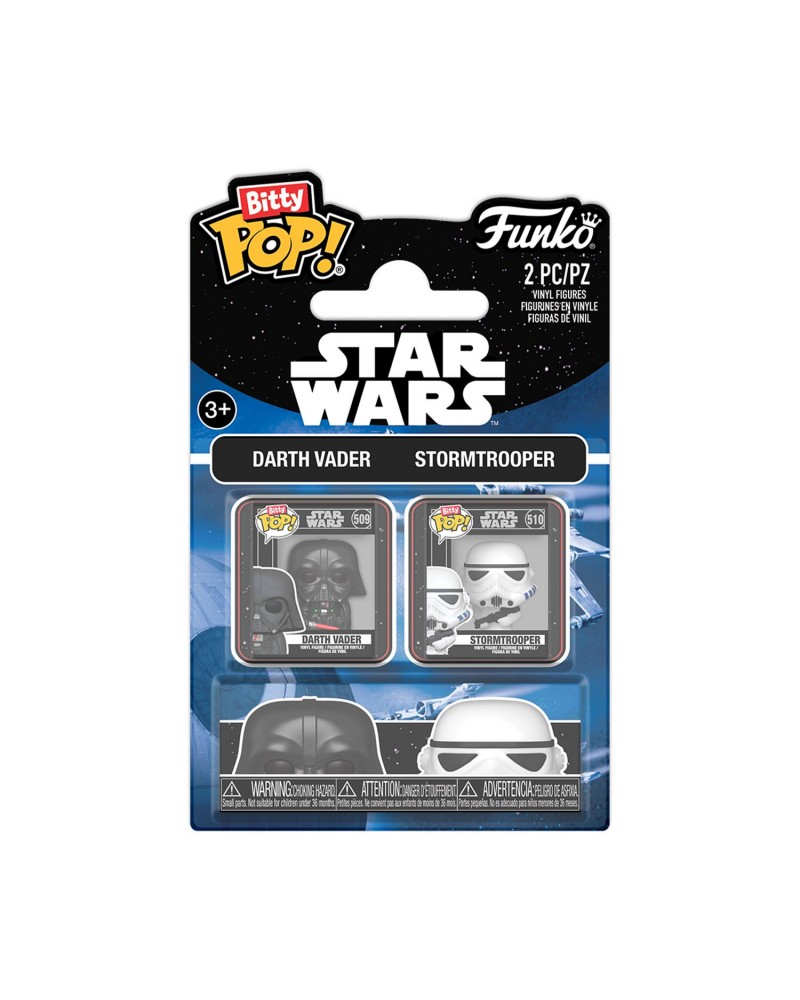 Funko Bitty Pop! 2-pack Disney: Star Wars - Darth Vader &amp; Stormtrooper Vinyl Figures