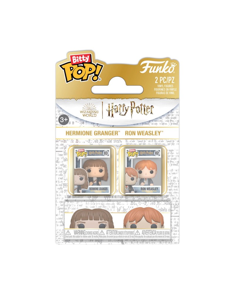 Funko Bitty Pop! 2-pack: Harry Potter - Ron &amp; Hermione Vinyl Figures