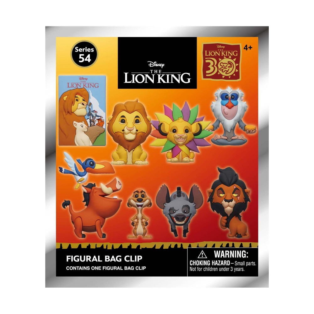 Monogram Disney: Lion King (Blind Bag/Random) 3D Foam Bag Clips Figures