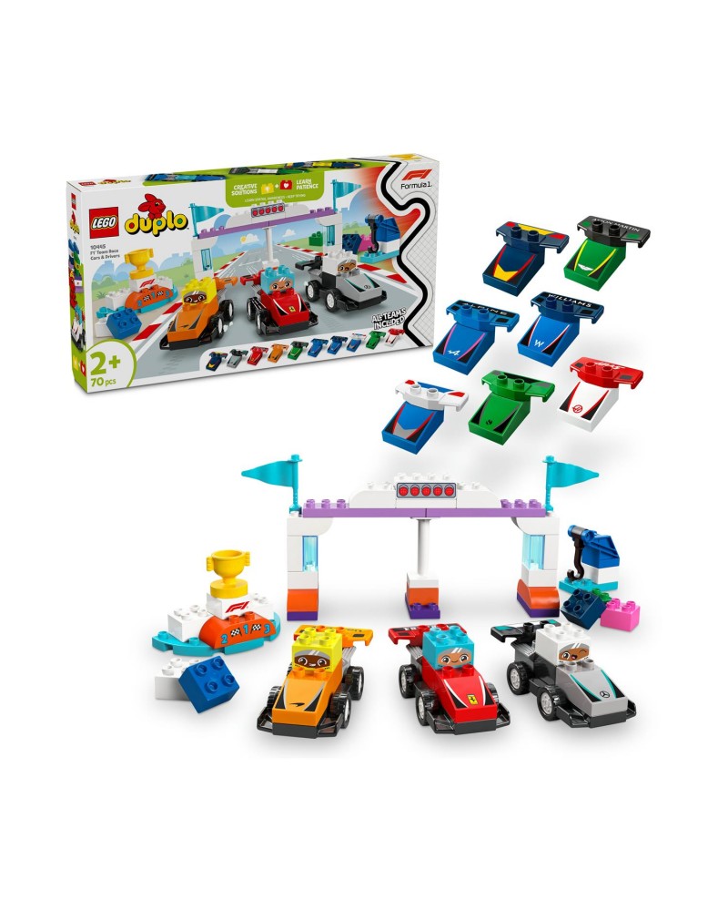 LEGO® DUPLO® Town: F1® Team Race Cars &amp; Drivers (10445)