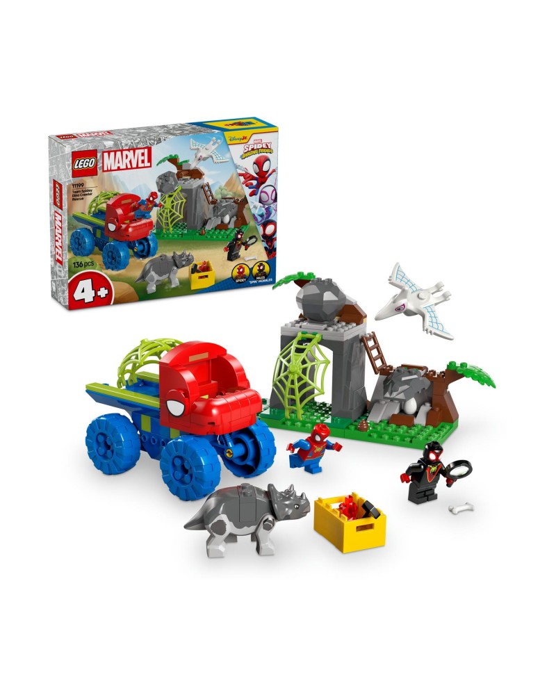 LEGO® Marvel: Spidey And His Amazing Friends Team Spidey Dino Crawler Rescue (11199)