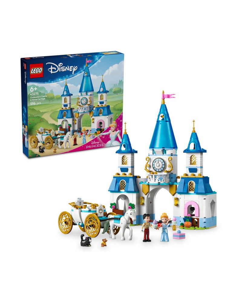 LEGO® Disney Princess: Cinderella’s Castle &amp; Horse Carriage (43275)