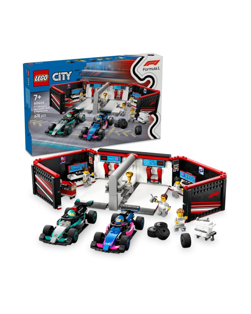 LEGO® City: F1® Garage & Mercedes-AMG & Alpine Cars (60444)